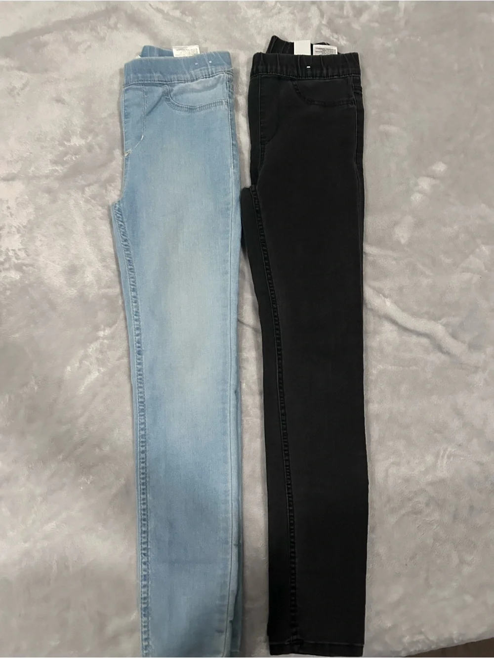 H&M Skinny Jeans Duo — Light Blue & Black